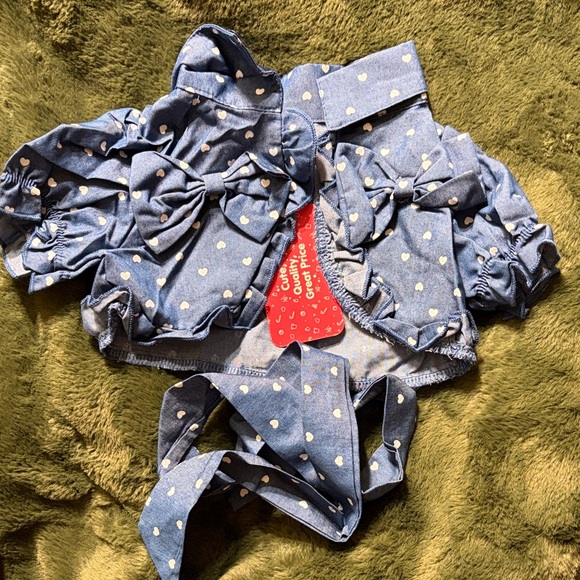 PatPat Other - PatPat Blue Polka Dot Kids Vest